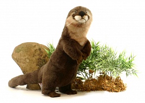 Мягкая игрушка - Выдра стоящая, 35 см. (Hansa, 3814)